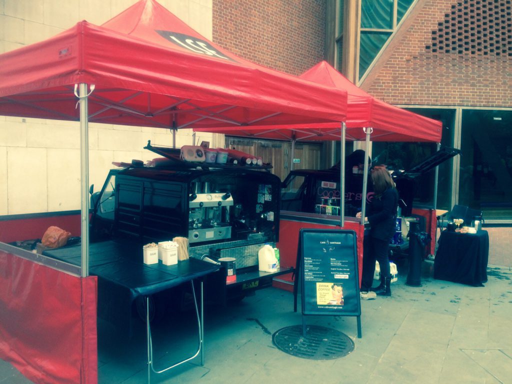 mobile coffee van hire London & Nationwide