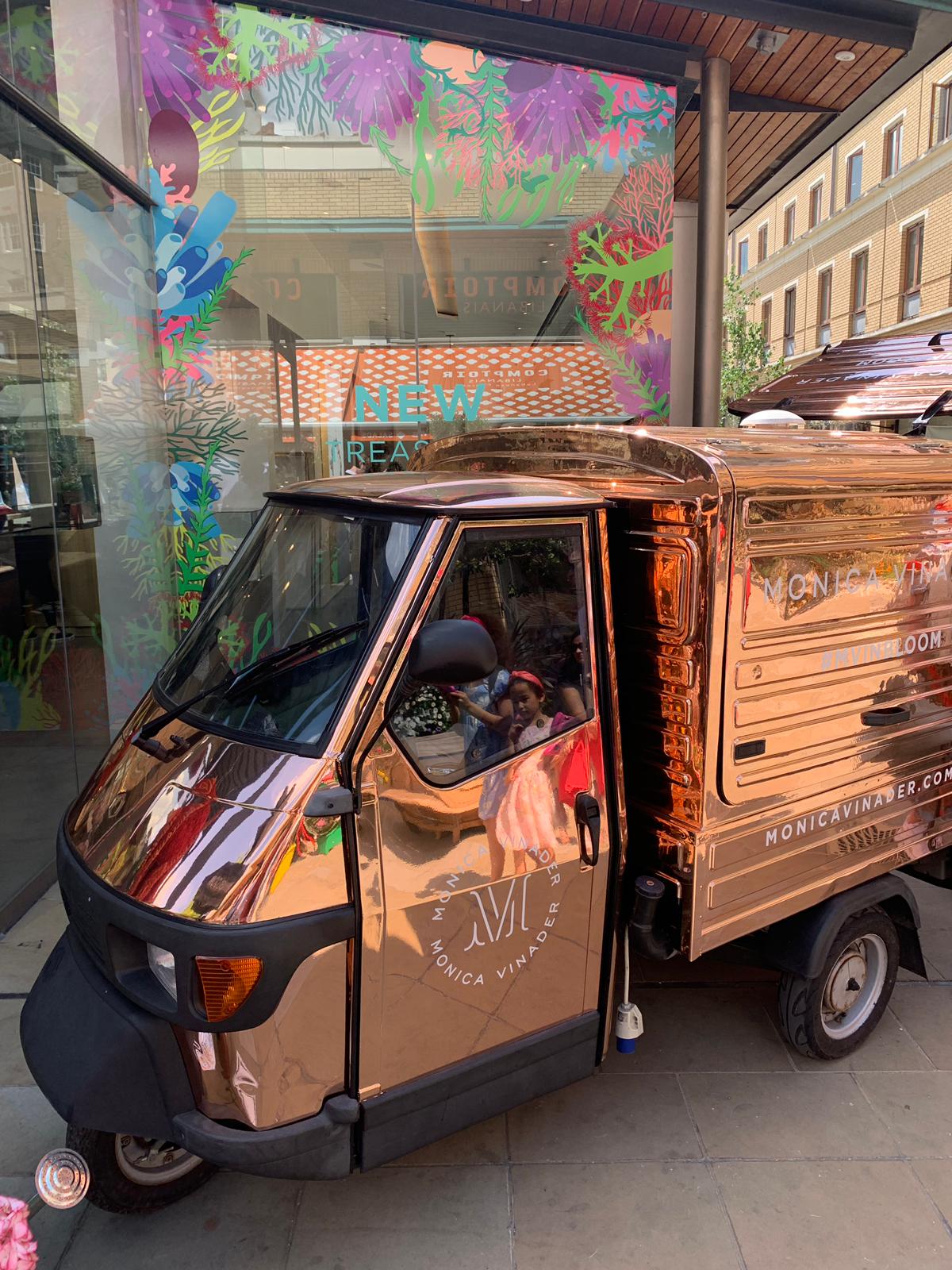 Vinyl wrap branded coffee van for here in London and uk