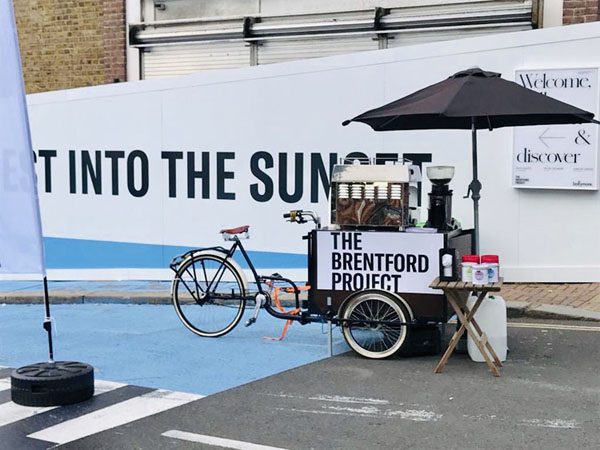Mobile coffee bike & trike barista hire london and uk