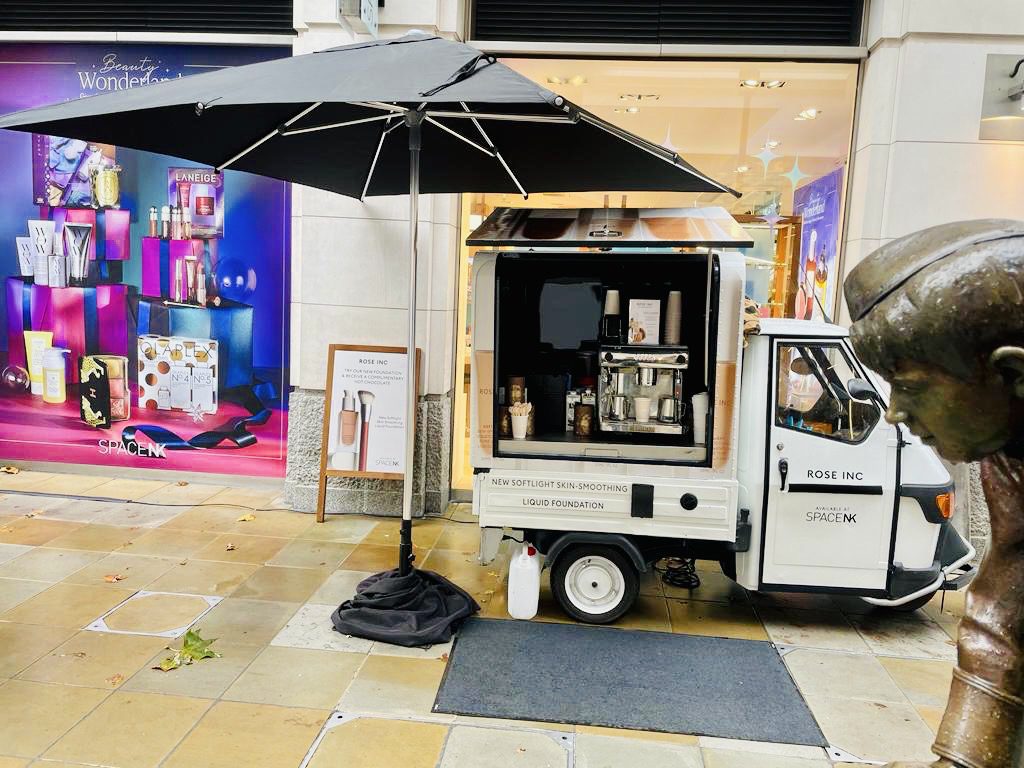 mobile barista coffee cart for hire london and uk