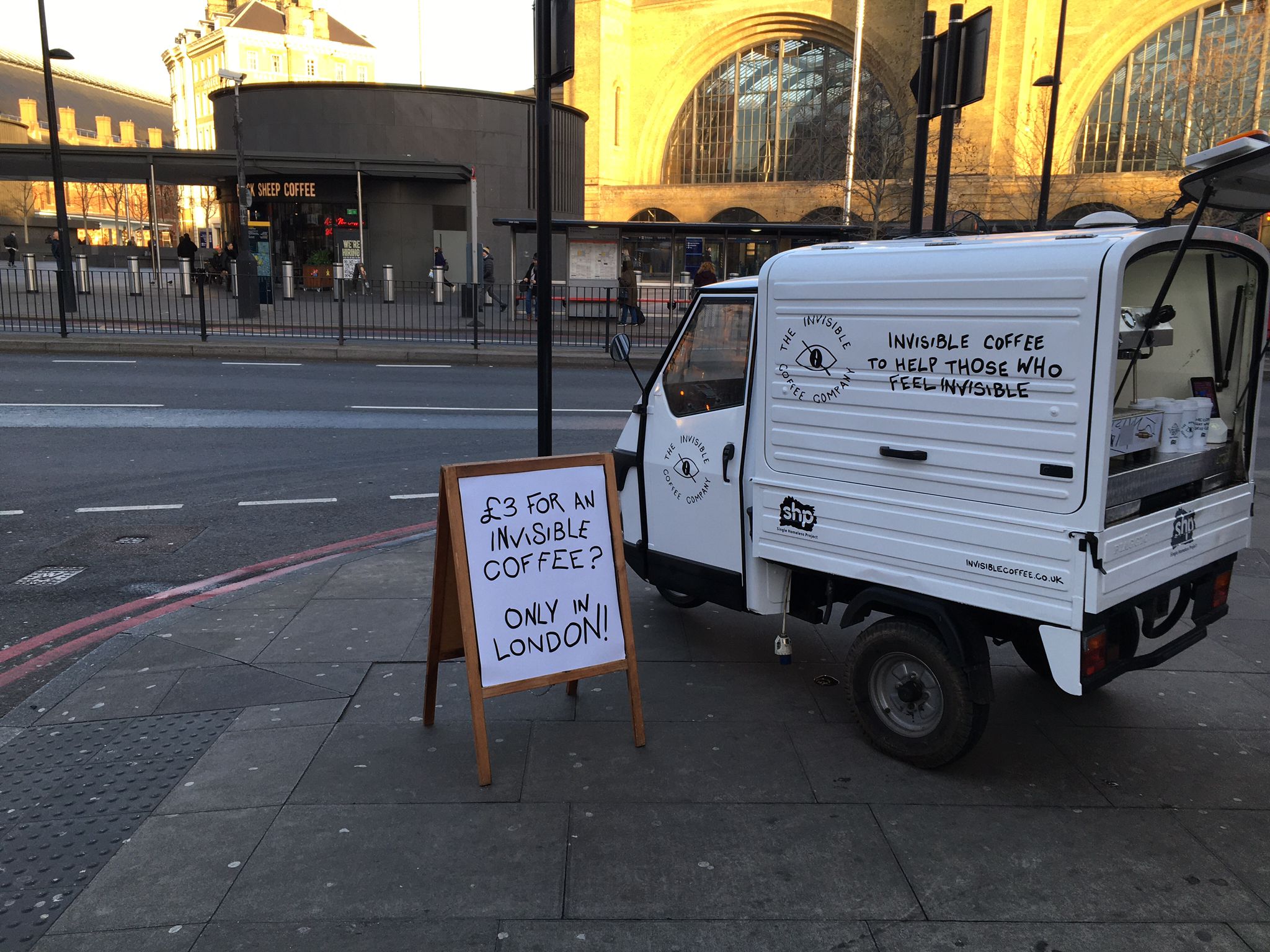 Coffee van tuk tuk for hire